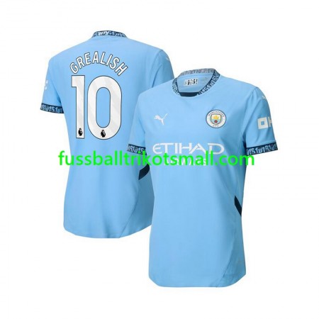 Fußballtrikots Manchester City Jack Grealish 10 2024-2025 Kurzarm Heimtrikotsatz kaufen